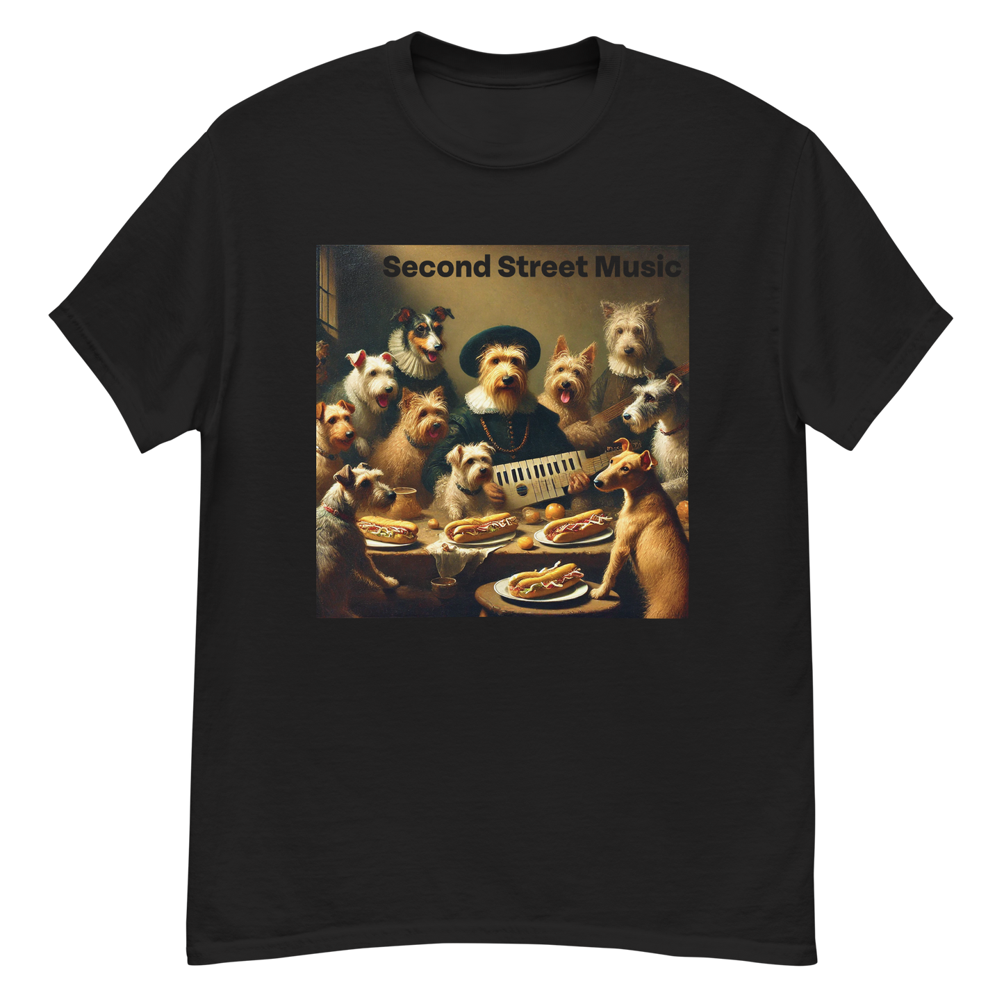"Keytar Dogs" Unisex classic tee