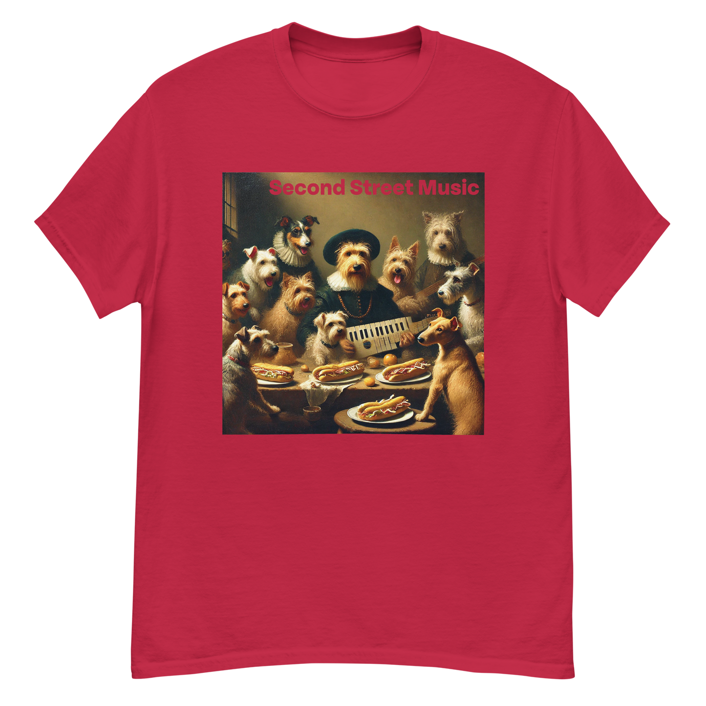 "Keytar Dogs" Unisex classic tee