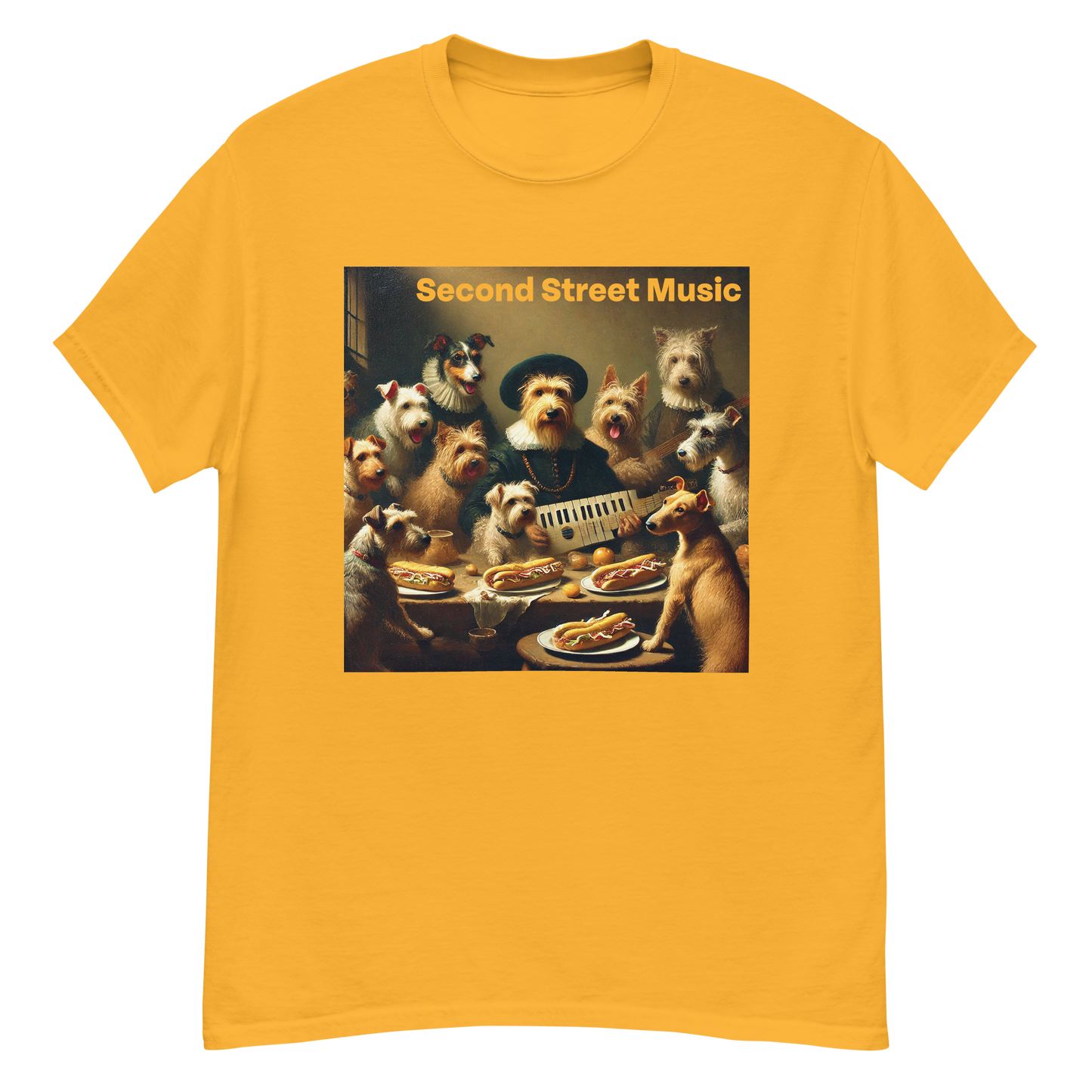 "Keytar Dogs" Unisex classic tee
