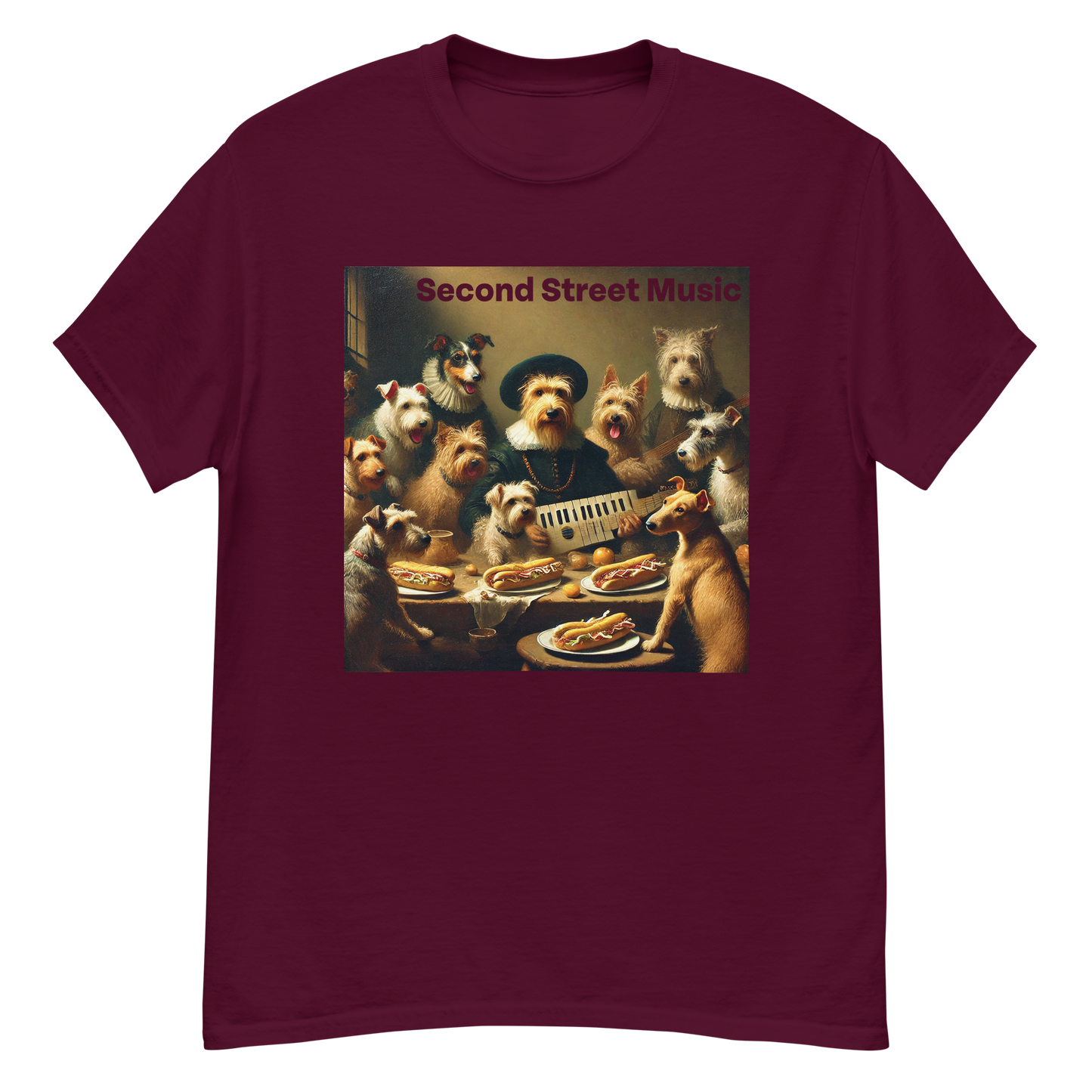 "Keytar Dogs" Unisex classic tee