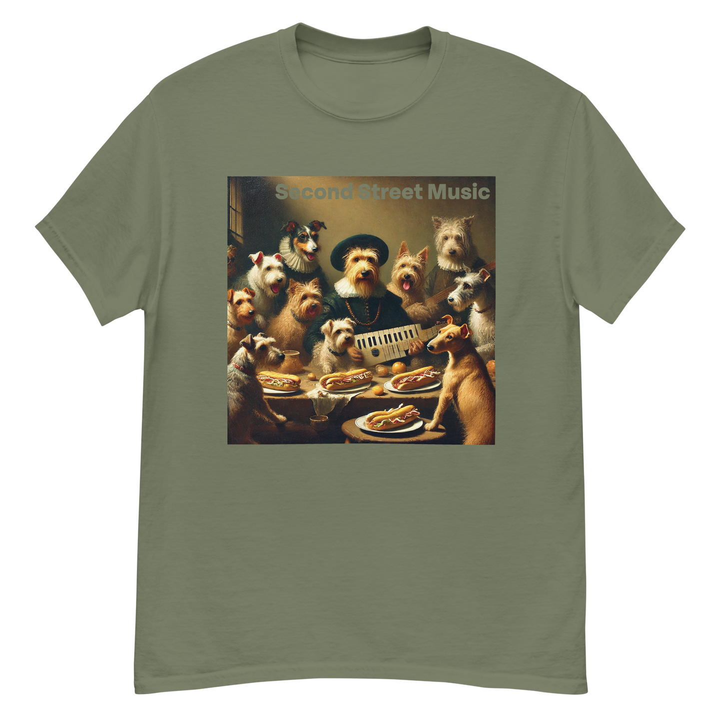 "Keytar Dogs" Unisex classic tee