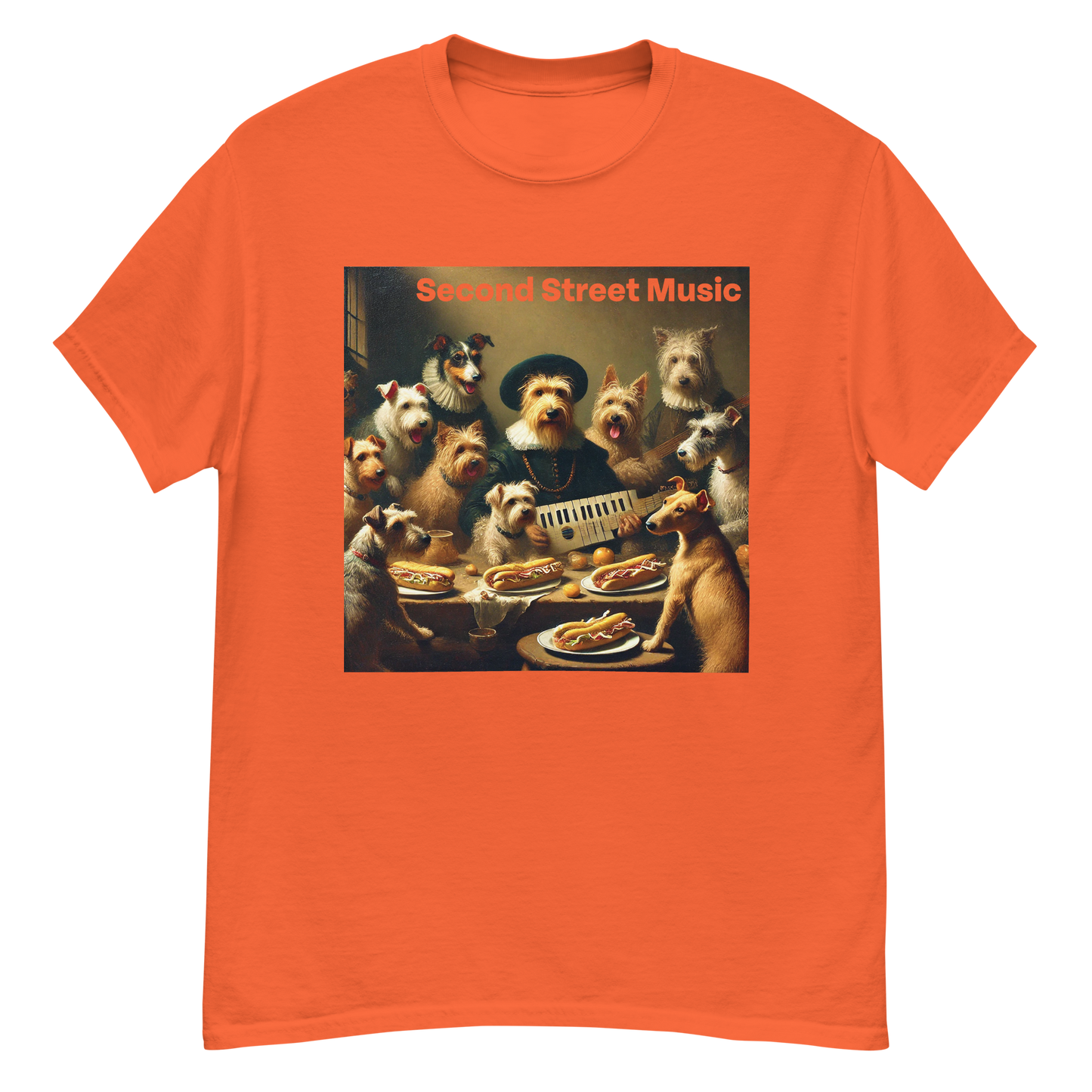 "Keytar Dogs" Unisex classic tee