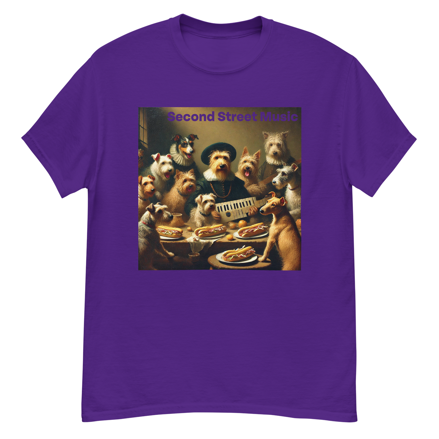 "Keytar Dogs" Unisex classic tee