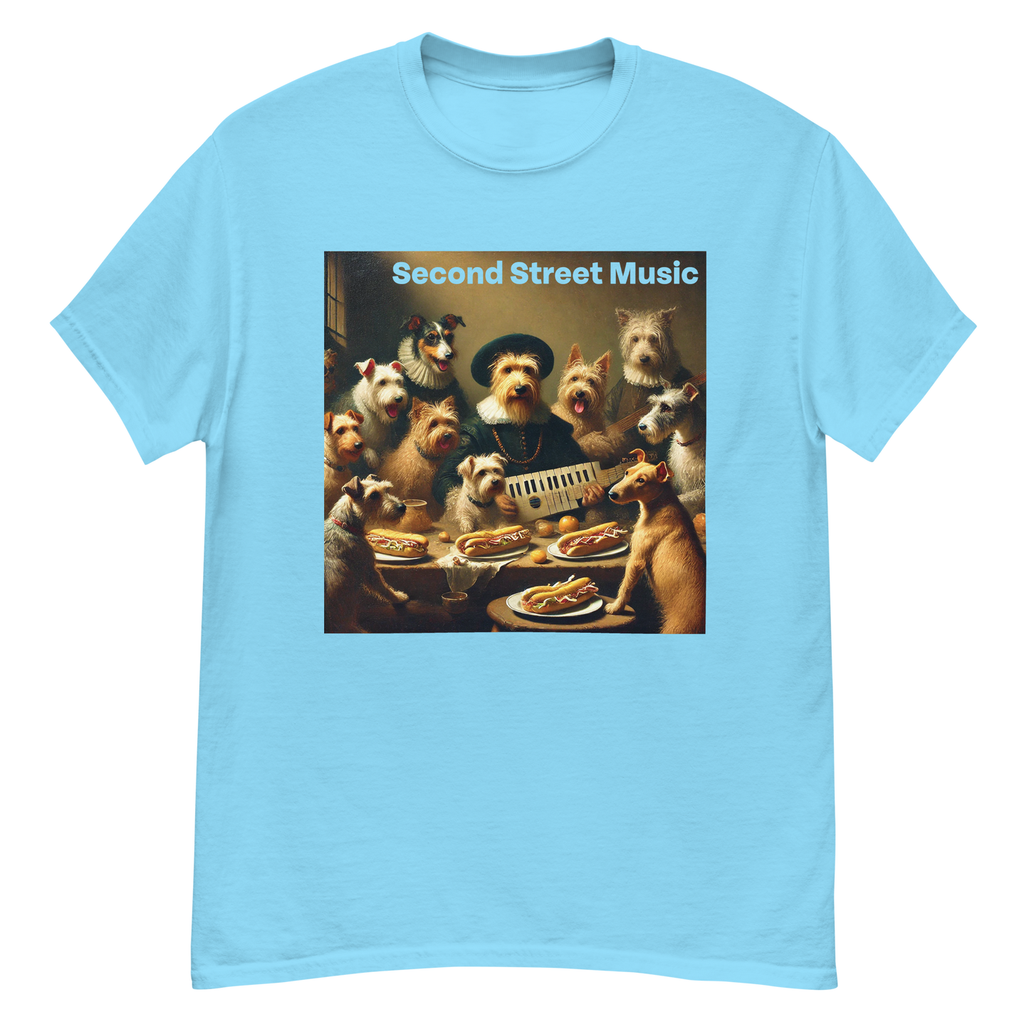 "Keytar Dogs" Unisex classic tee