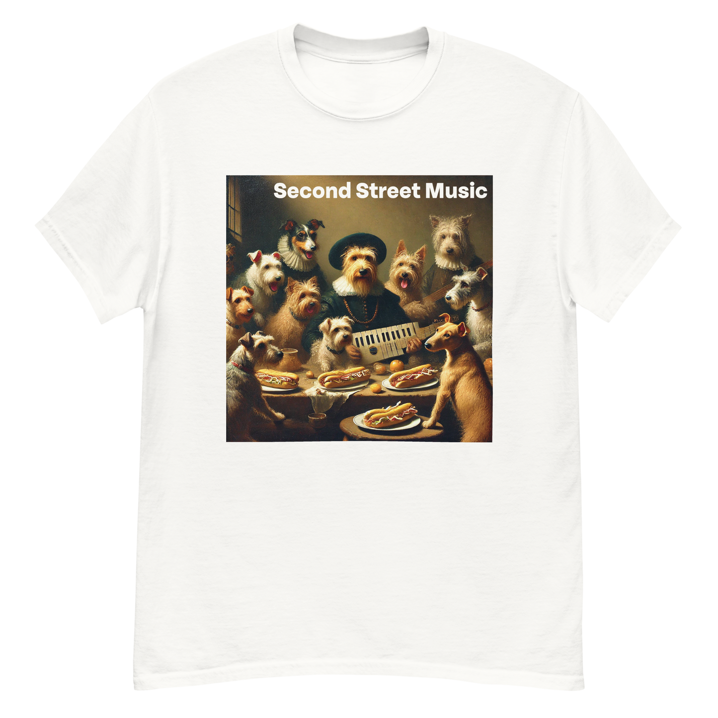 "Keytar Dogs" Unisex classic tee
