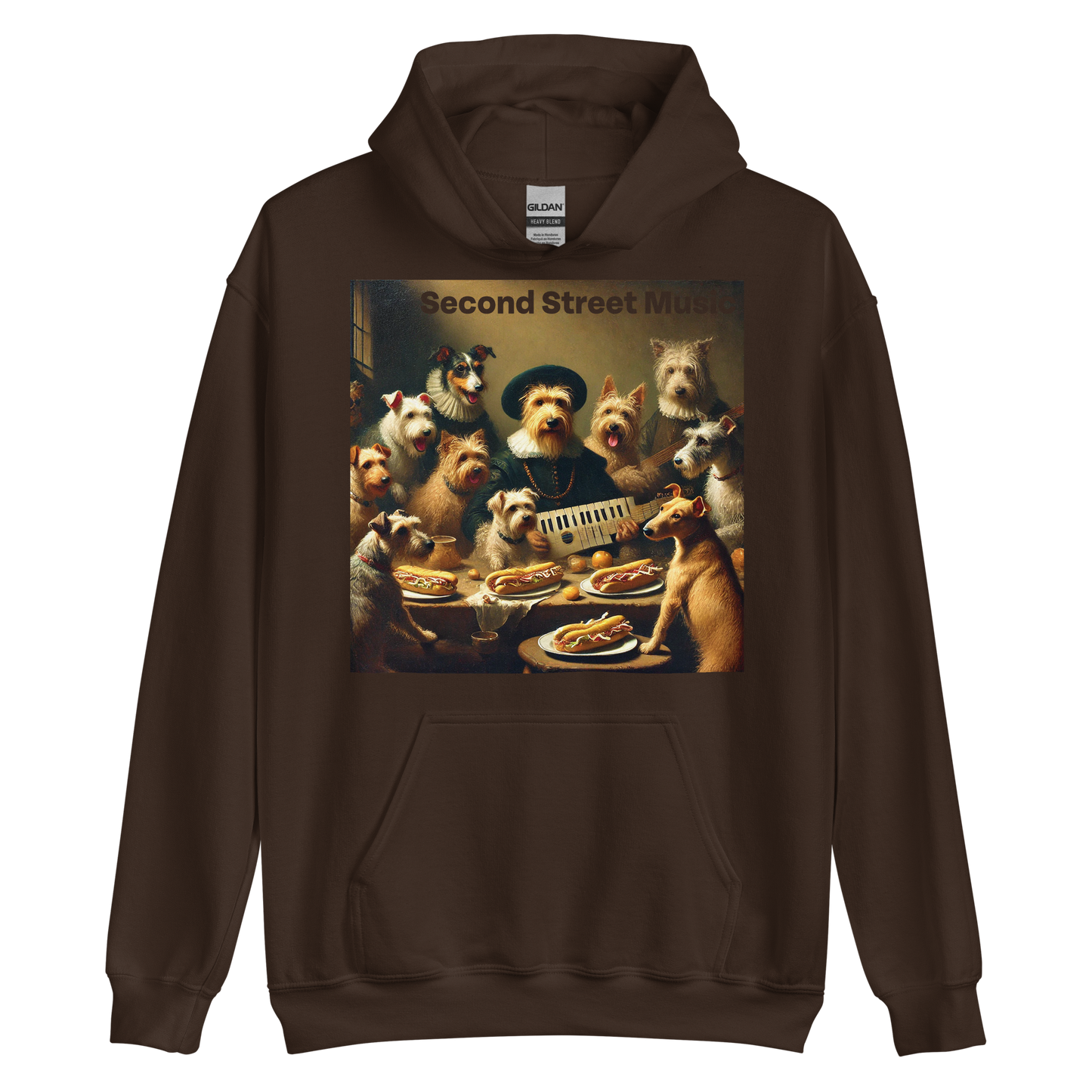 "Keytar Dogs" Unisex Hoodie
