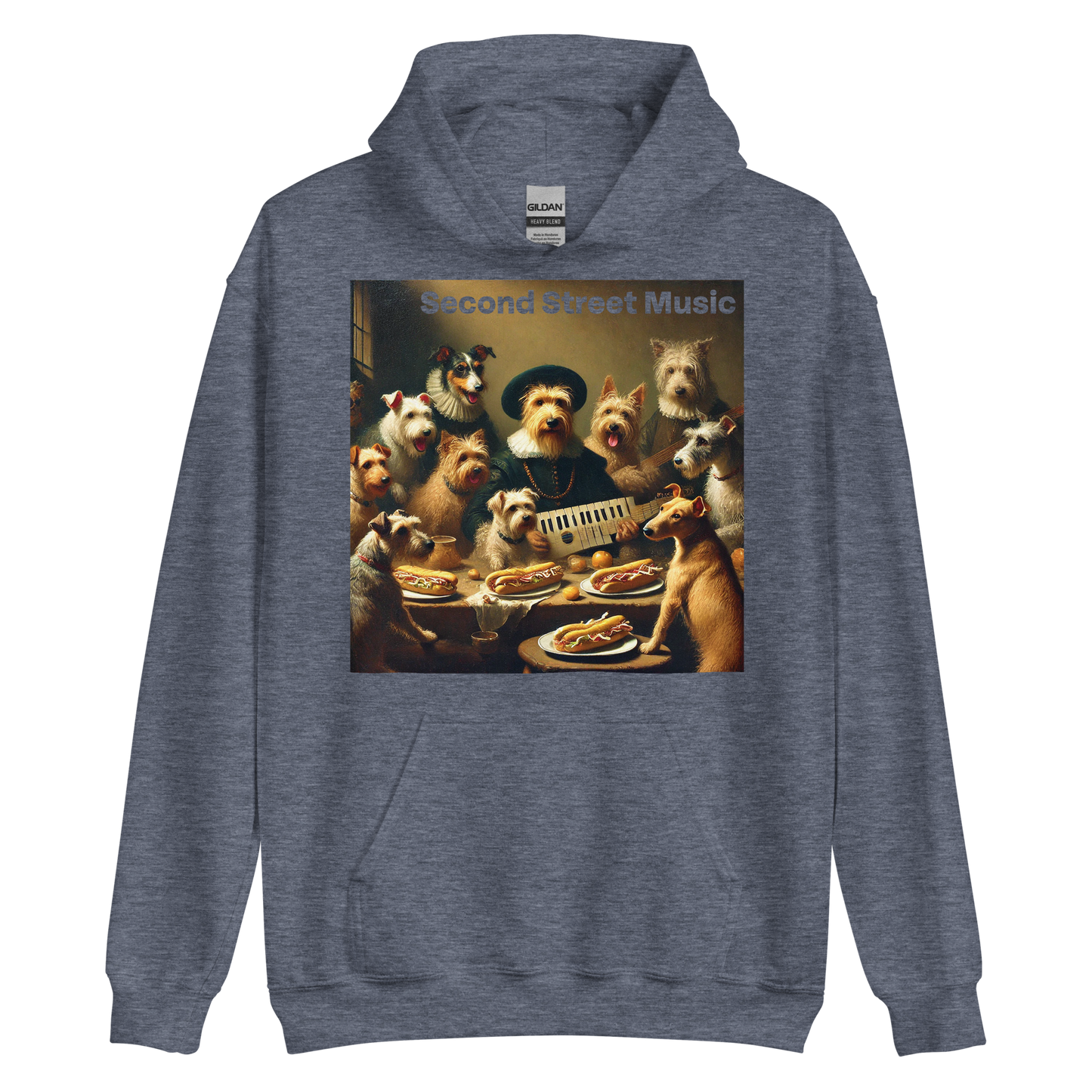 "Keytar Dogs" Unisex Hoodie