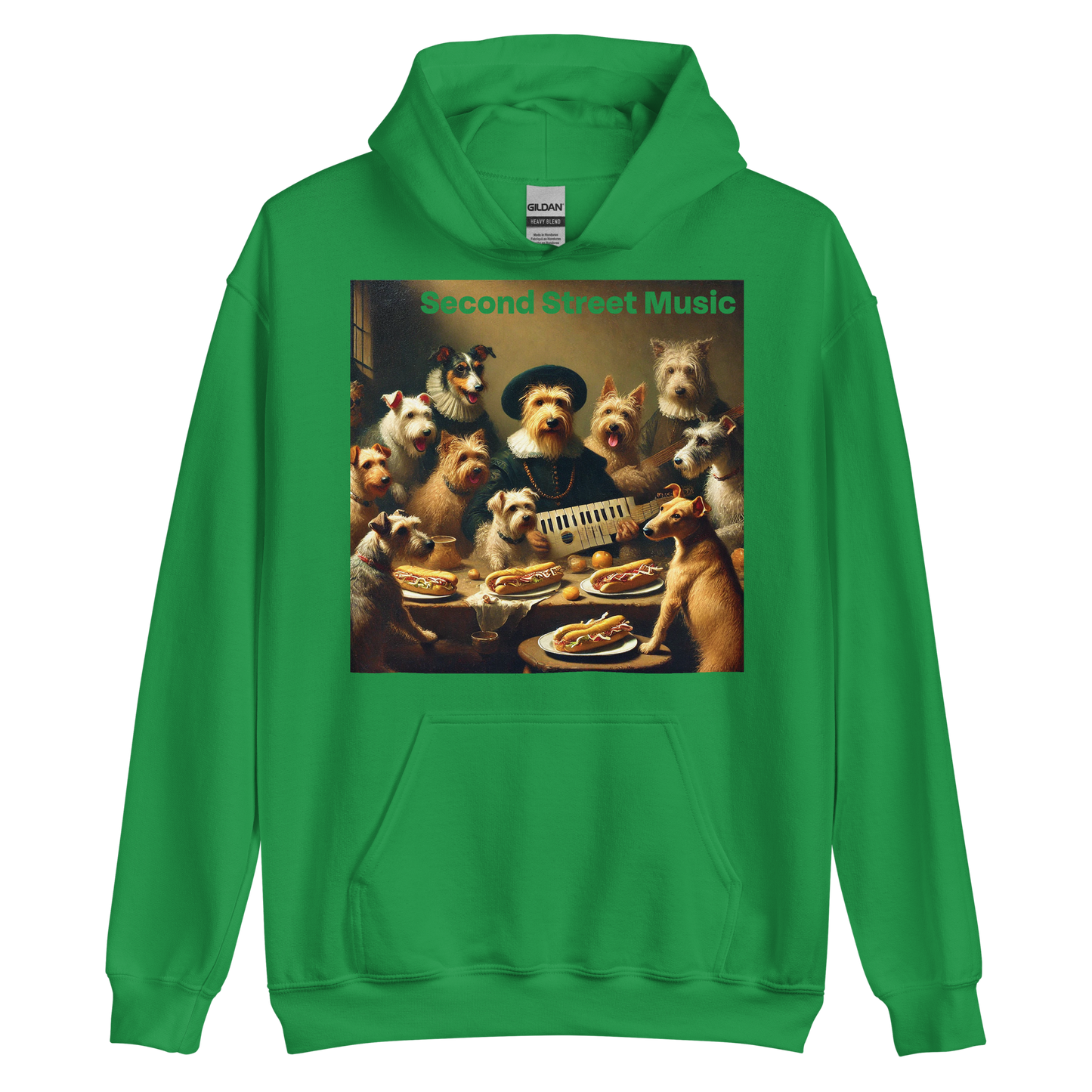 "Keytar Dogs" Unisex Hoodie