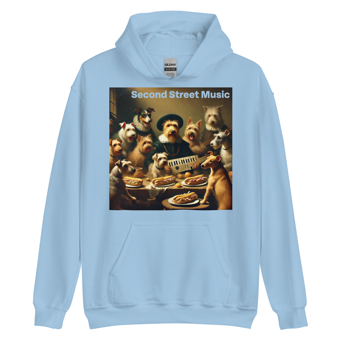 "Keytar Dogs" Unisex Hoodie