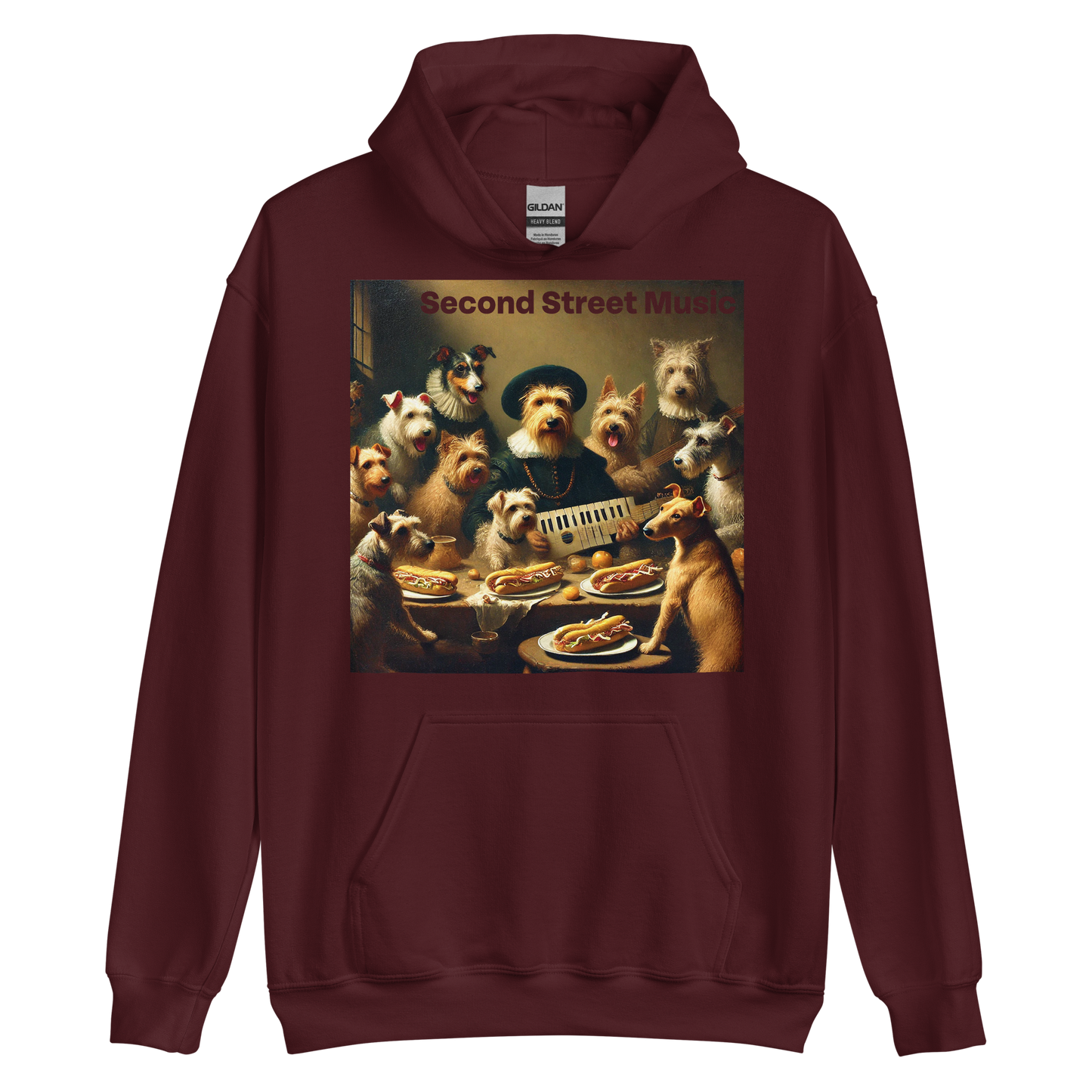 "Keytar Dogs" Unisex Hoodie
