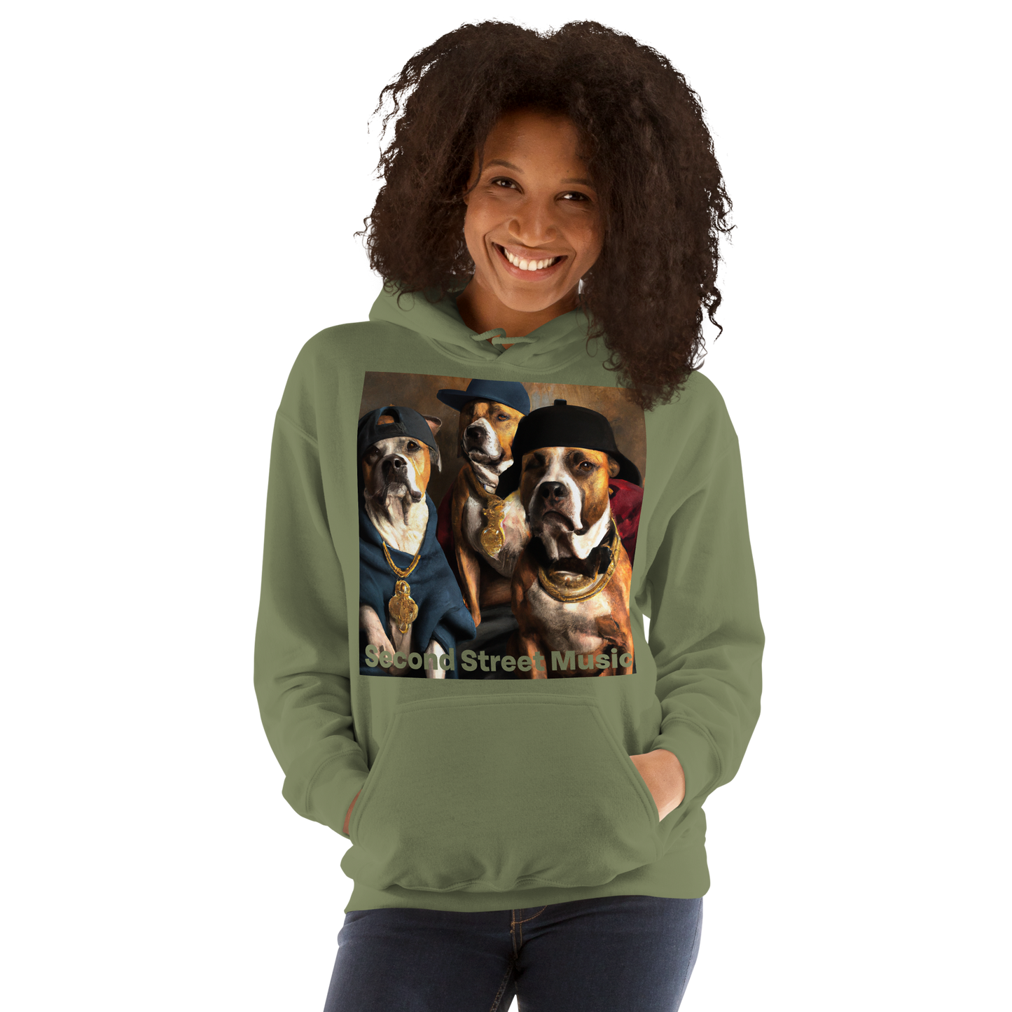 "Rapper Dogs" Unisex Hoodie