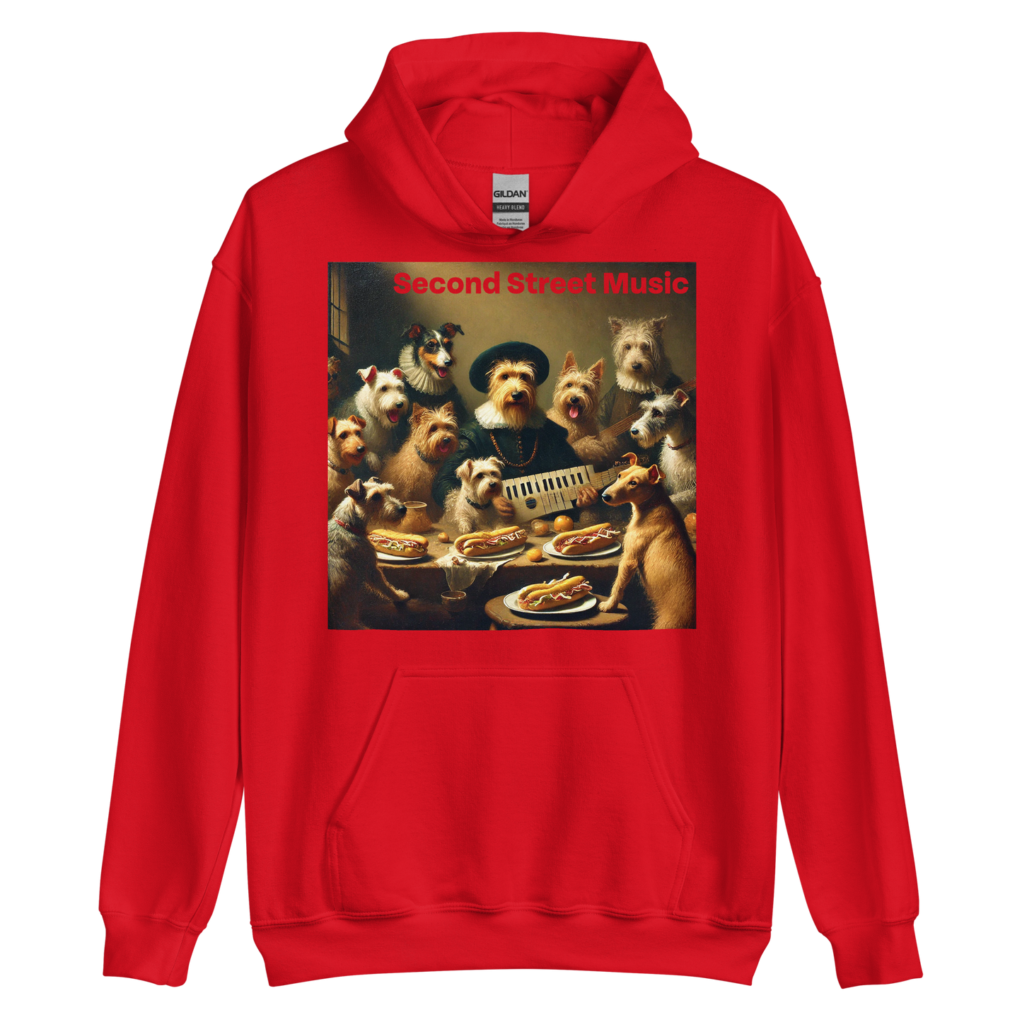 "Keytar Dogs" Unisex Hoodie