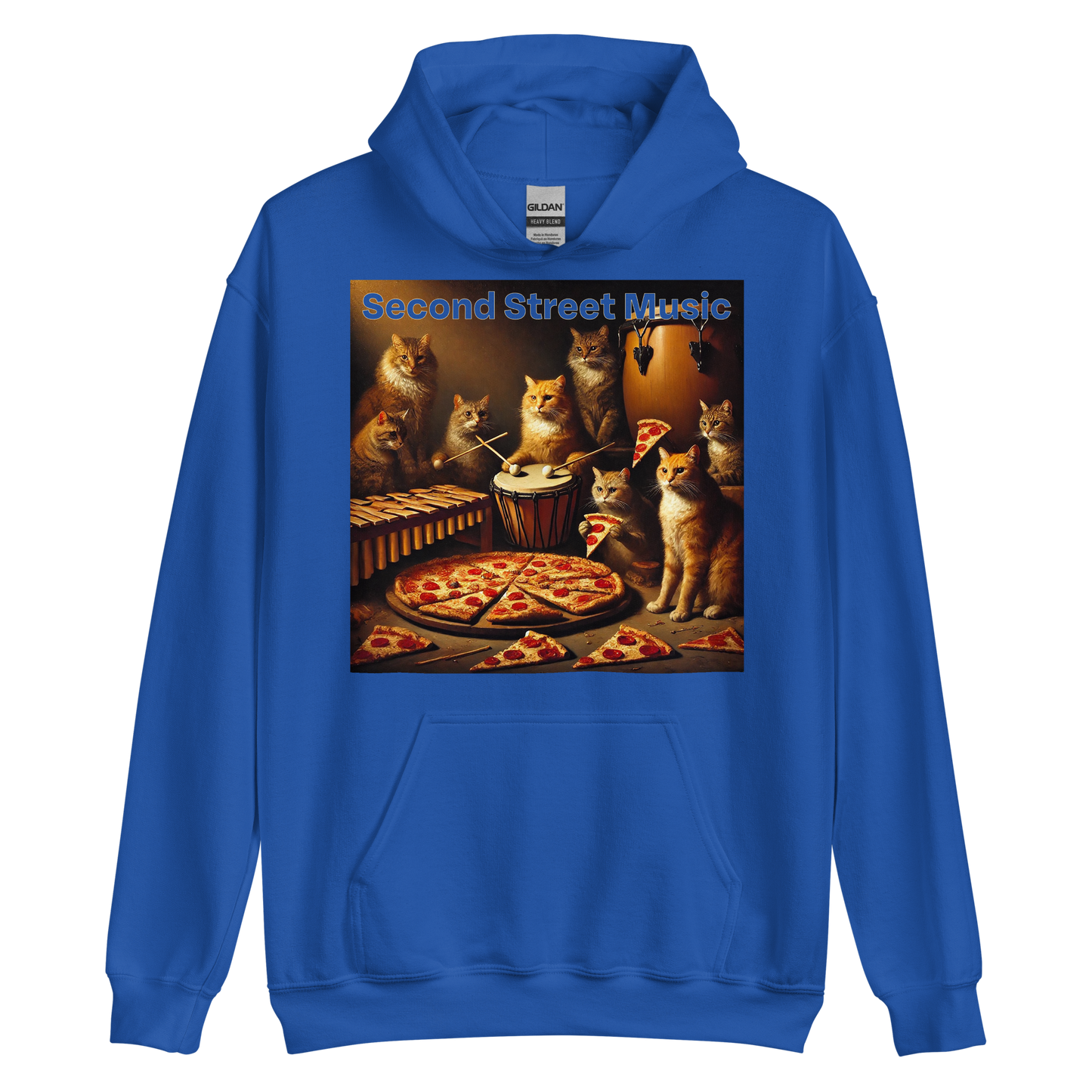 "Pizza Cat Vibes" Unisex Hoodie