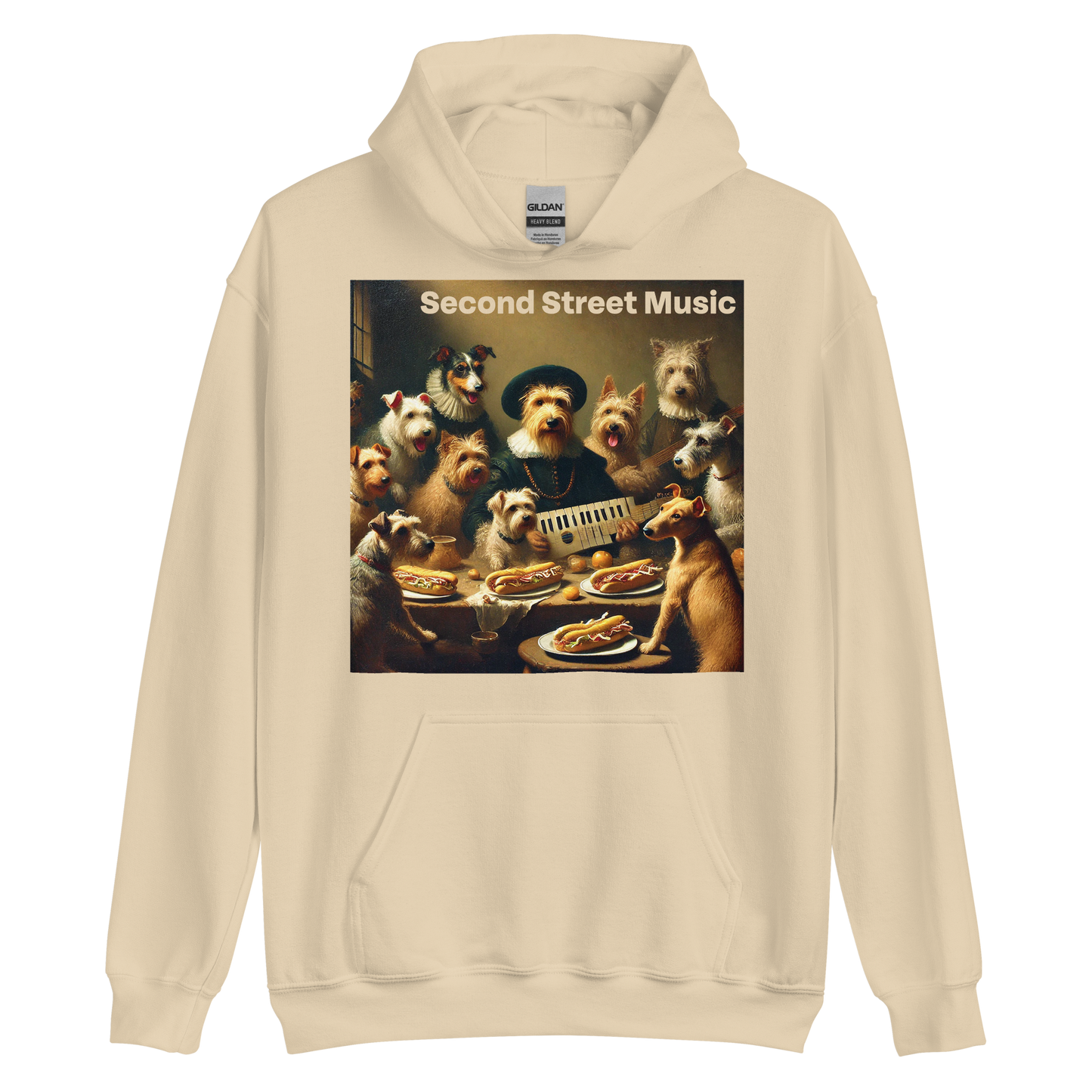 "Keytar Dogs" Unisex Hoodie