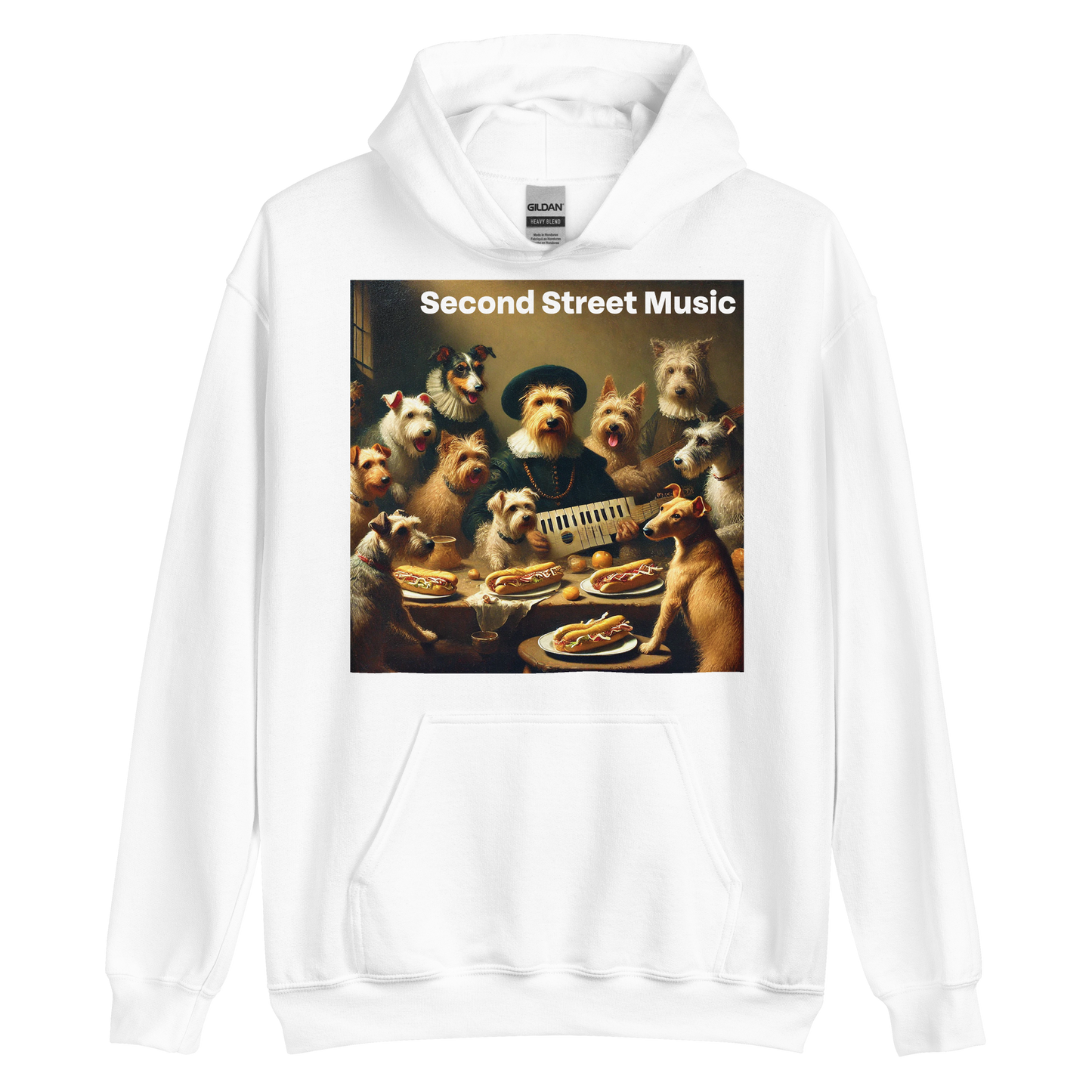 "Keytar Dogs" Unisex Hoodie